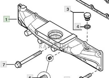 John Deere 6068HLA73 6820 6920 6920S Kolektor Wlotowy CZĘŚCI R515298