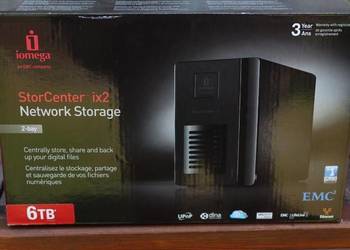 2 zatokowy serwer NAS Iomega StorCenter ix2 lub QNAP