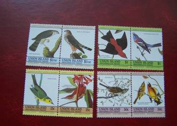 Union Islands 1985 MNH Fauna Ptaki Audubon  a