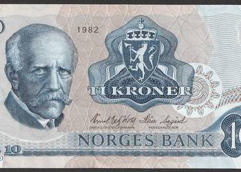 NORWEGIA 10 KORON 1982