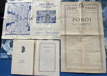 Programy teatralne:Teatr im.Słowackiego,Tatr Stary, Narodowy, Powszechny Programy teatralne:Teatr im.Słowackiego,Tatr Stary, Narodowy, Powszechny