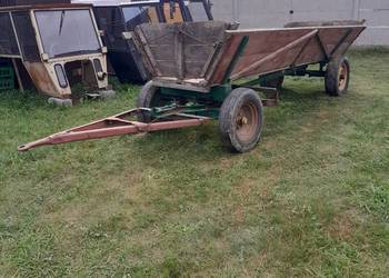 Wóz fura za ciągnikiem kompletny gruby materiał polecam