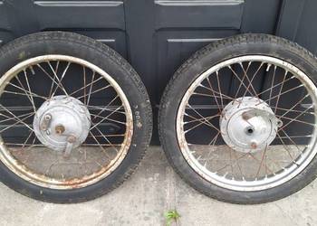 Koła, koło WSK 125 przód, tył