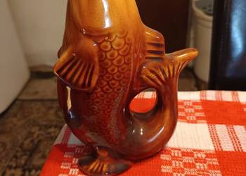 Ryba z porcelany PRL