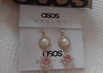 ASOS/ Długie, Bogato zdobione kolczyki z Londynu, NOWE
