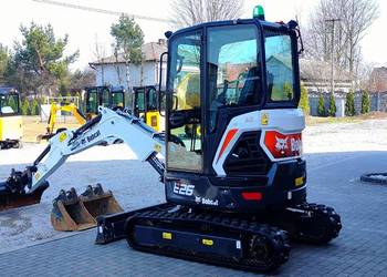 Bobcat E 26 mini koparka ful opcja jak nowa 3 łyżki szyb. hydr. sprowadzona