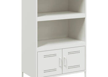 Szafka biała 68x39x113 cm stal WM-842975