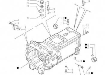 New Holland T6010 Korpus przekładni 84252680