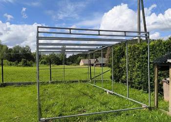 Konstrukcja garażu 3x5.5m / blaszak / zadaszenie