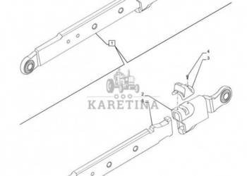 New Holland T6090 T6070 Zesp konc ciegla pod 47137111
