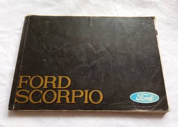 Instrukcja obsługi Ford Scorpio Instrukcja obsługi Ford Scorpio