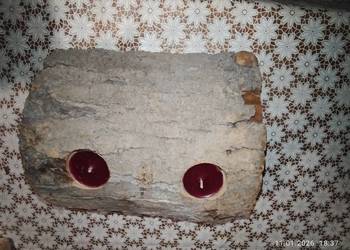 Świecznik ozdobny naturalny