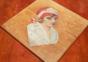 Portret olej na desce Art Deco Tadeusz Styka