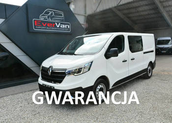 Renault Trafic long L2H1 brygadówka 7-osobowy 2,0 150KM pełna opcja 2-stro…