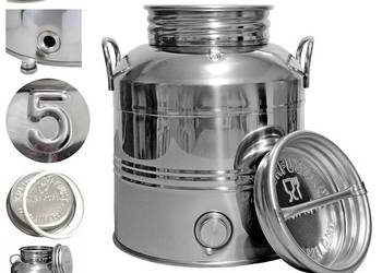 Beczka stal nierdzewna inox antałek na bimber whisky destylat sok wodę 5L