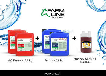 Płyny do mycia dojarki hali udojowej Zestaw Promocyjny 50 kg + MuchEx 0.5L
