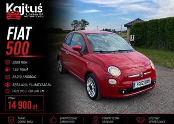 Fiat 500 *2008R* 1.2B # ŚLICZNY # StanSUPER # BogataOpcja OpłatyPL