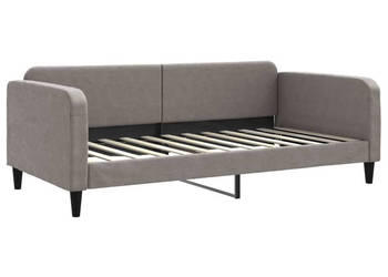 Sofa z funkcją spania kolor taupe obita tkaniną 100x200 cm WM-354041