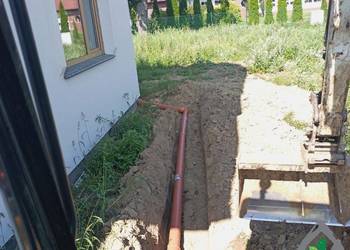 Usługi minikoparką, korytowanie, wykopy, równanie terenu