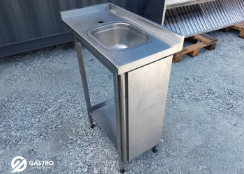 Zlew gastronomiczny z szafką 37x70x85 cm