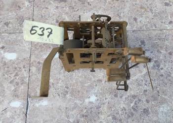 637 Mechanizm starego zegara ściennego cztery młotki