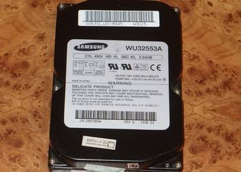 Dysk HDD 3,5" Samsung WU32553A ATA/IDE 2,54GB