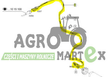 0000140661, 00140661, 0140661, 140661 WIĄZKA KABLI CLAAS