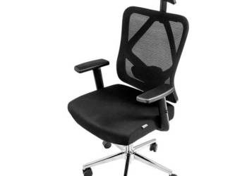 Fotel krzesło obrotowy Nowy BHP 3D