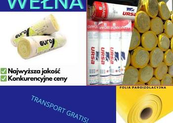 Wełna mineralna – 5 cm / 10 cm / 15 cm / 20 cm – z transportem!