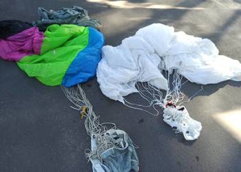 Spadochron wojskowy wyczynowy Falkon Falcon wojsko demobil