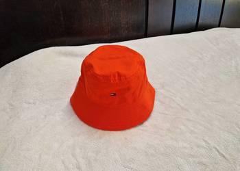 Nowy pomarańczowy kapelusz bucket Tommy Hilfiger rozmiar S/M