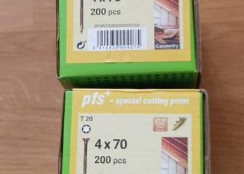 Wkręty do drewna 4x70 2x 200 sztuk