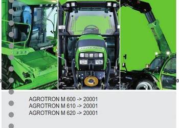 Deutz Fahr AGROTRON M600 M610 M620 instrukcja obsługi PL