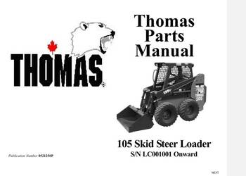 Thomas 83, 153, 85, 105, 133, 135, 137 katalog części