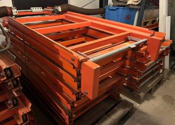 regały metalowe pomarańczowe Konstruktor