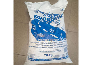 Sól drogowa paleta 1000kg worki po 20kg
