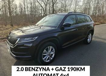 SKODA KODIAQ 2.0+NOWY GAZ! SUV*4x4*automat  * KAMERA * elektryka * faktura