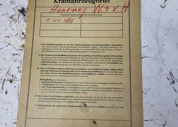 BRIF PAPIERY HANOMAG 1964R