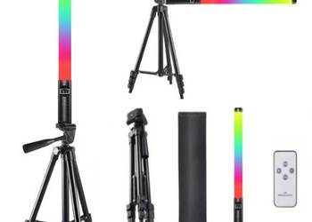 Lampa RGBLED Miecz Świetlny do Zdjęć + statyw103cm