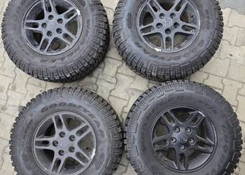 Felgi  koła aluminiowe komplet 16 5x127 et50,8 z oponami jeep WJ