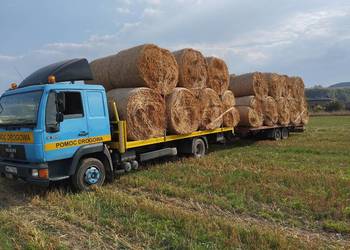 Usługi lawetą, pomocą drogową, transport maszyn rolniczych, budowlanych