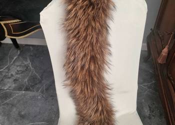 Kołnierz z naturalnego futra z dodatkami