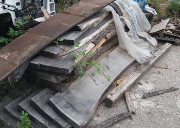 brusy dębowe 3mx30cmx 5cm na ławki itp wysezonowane