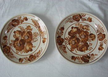 fajansowy talerz PRL