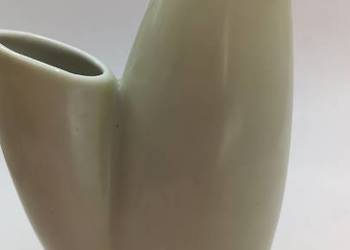 Modernistyczny wazon jasna oliwka Bavaria Germany