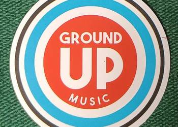 Ground up music naklejka sticker wodoodporna