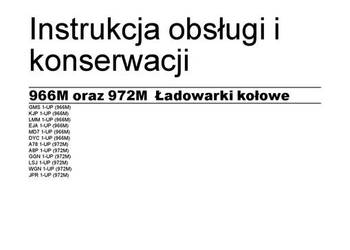 Caterpillar 966M, 972M ładowarka kołowa DTR Instrukcja obsługi