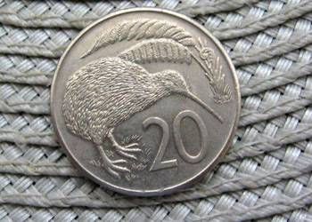 Nowa Zelandia 20 Centów 1981r