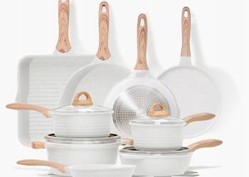 Zestaw garnków aluminiowe 23 el. indukcja