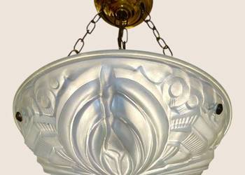 Lampa Art Deco, Francja, lata 30, H. Mouynet , vintage